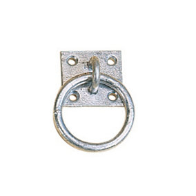 Stubbs Tie Ring Plate Silver (One Size)