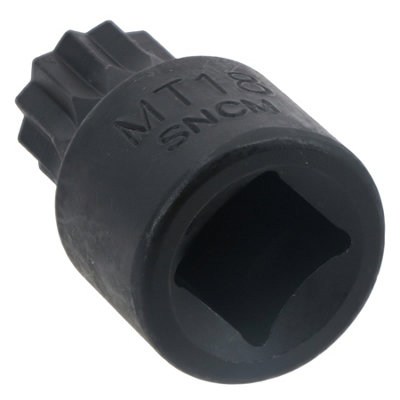 Stubby Impact Triple Square Spline Bit Sockets M4 - M12 MT14 - MT18 9pc Set