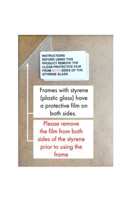Studio Black Ash Picture Frame 50x23cm