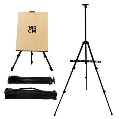 STUDIO EASEL ARTIST ART CRAFT DISPLAY EASEL METAL FULL STANDING TRIPOD ...