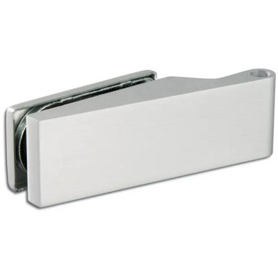 Studio Private Line Glass door hinge 2 parts, angular, aluminium colour C0