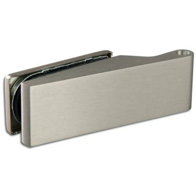 Studio Private Line Glass door hinge 2 parts, angular, stainless steel ...