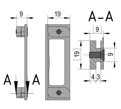 Studio Private Line Replacement Latch, 10 - 10.76 mm