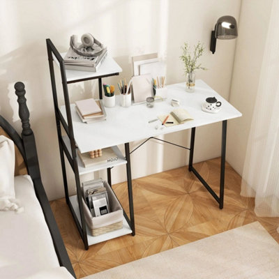 Study Writing Desk 100cm Home Office Computer Desk w/storage