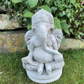 Stunning Small Ganesh Garden Statue