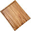 Sturdy and Durable Belfast Butler Sink Wooden Draining Board - Crafted from a Single Solid Oak Blockboard Wood