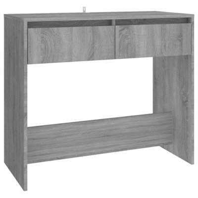 Sturdy Console Table Grey Sonoma 89x41x76.5 cm Engineered Wood