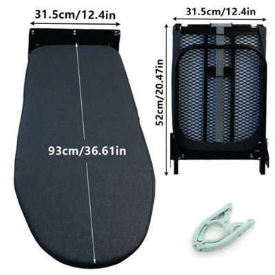 Sturdy Wall Mounted Folding Ironing Board - Space-Saving Solution