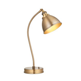 Sturton Antique Brass Modern Industrial 1 Light Table Light