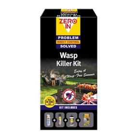 STV Wasp Killer Kit Including Wasp Nest Powder Freeze Spray and Destroyer Foam