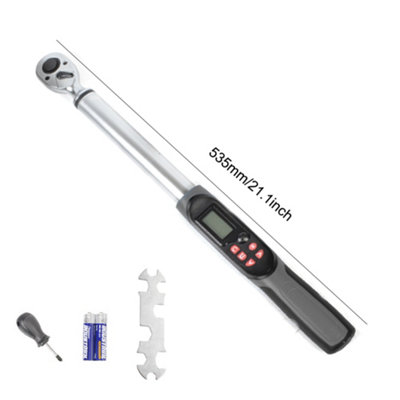 STW306B Digital Torque Wrench 1/2 Inch Drive 10-200 Nm with LCD Screen
