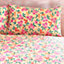 Style Lab Juicy Floral Checked Reversible Duvet Cover Set