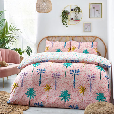 Style Lab Palmtropolis Tropical Reversible Duvet Cover Set