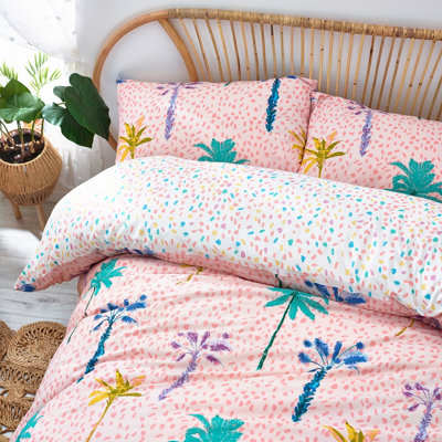 Style Lab Palmtropolis Tropical Reversible Duvet Cover Set