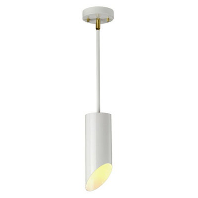 Stylish 1 Bulb Ceiling Pendant Light with Aged Brass Finish and LED E27 Socket