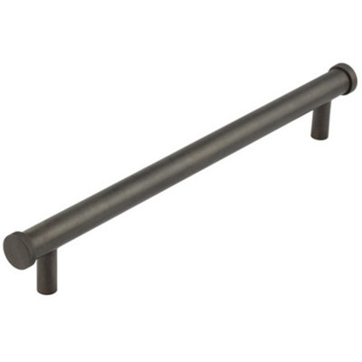 Stylish 224mm Dark Bronze Cabinet Handle for Modern Interiors Kitchen Drawer Pull Handle