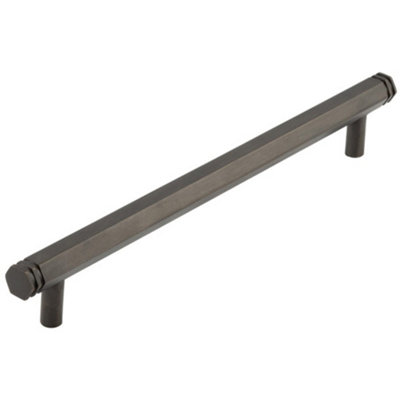 Stylish 224mm Dark Bronze Cabinet Handle for Modern Interiors - Kitchen Drawer Pull Handle