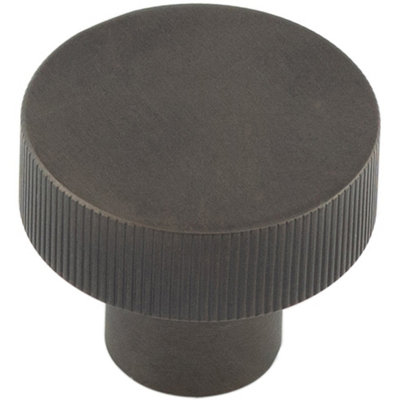 Stylish 30mm Dark Bronze Cupboard Knob for Elegant Interiors - Kitchen Cabinet Knob