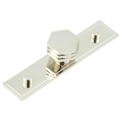 Stylish 30mm Stepped Polished Nickel Cupboard Knob for Modern Interiors - Kitchen Cabinet Knob