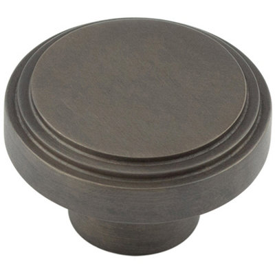 Stylish 40mm Dark Bronze Cupboard Knob for Modern Interiors Kitchen - Cabinet Knob