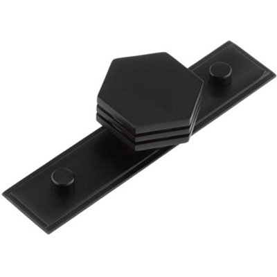 Stylish 40mm Matt Black Cupboard Knob for Modern Interiors Kitchen Cabinet Knob