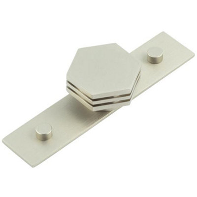 Stylish 40mm Satin Nickel Cupboard Knob for Modern Interiors Kitchen Cabinet Knob