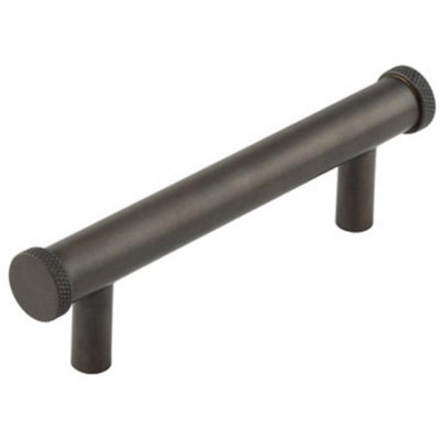 Stylish 96mm Dark Bronze Cabinet Handle for Modern and Traditional Interiors - Kitchen Drawer Pull Handle