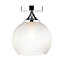 Stylish and Classic Chrome Plated IP44 Bathroom Ceiling Light with Clear Glass