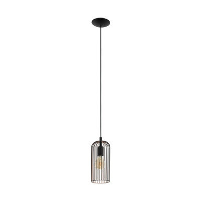 Stylish Black and Copper Hanging Ceiling Pendant Light with E27 Bulb Holder