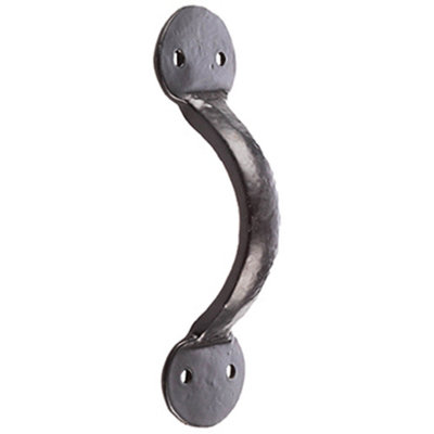 Stylish Black Cabinet Handle 127x35mm for Elegant Interiors - Kitchen Drawer Pull Handle