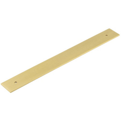 Stylish Brass Backplates for Cabinet Handle - 268x30mm Satin Finish - Kitchen Drawer Pull Handle