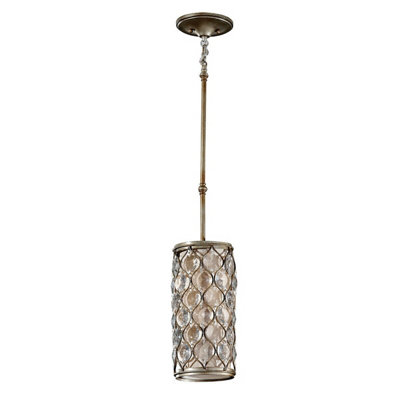 Stylish Burnished Silver LED Pendant Light for Modern Interiors