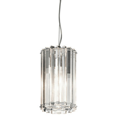 Stylish Chrome 2 Bulb LED Ceiling Pendant Light with G9 3.5W Bulbs