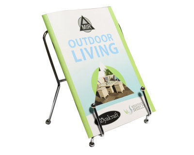 Stylish Chrome plated Cook Book Stand