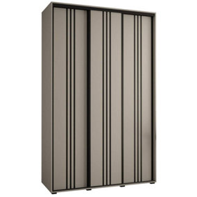 Stylish Dakota VI Sliding Door Wardrobe - Spacious Storage with Three Doors, Hanging Rails, and Shelves H2350mm W1600mm D600mm