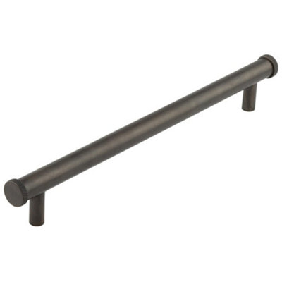 Stylish Dark Bronze Cabinet Handle with 224mm Centers Kitchen Drawer Pull Handle