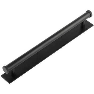 Stylish Matt Black Cabinet Handle with 224mm Centers for Modern Interiors - Kitchen Drawer Pull Handle