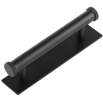 Stylish Matt Black Cabinet Handle with 96mm Center Distances - Kitchen Drawer Pull Handle