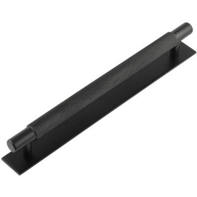 Stylish Matt Black Cabinet Handle with Hexagonal Design - Kitchen Drawer Pull Handle