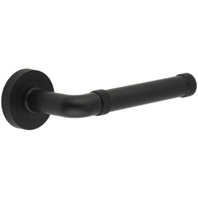 Stylish Matt Black Door Lever Handle for Modern Interiors - Interior Handle