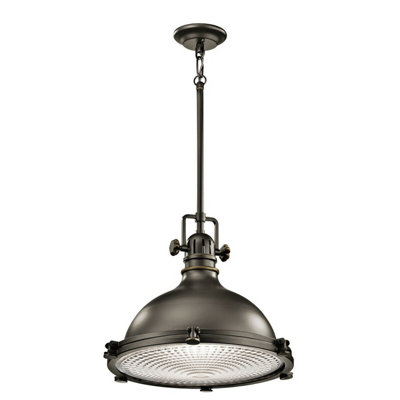 Stylish Olde Bronze 1 Bulb Ceiling Pendant Light Fixture with E27 Socket
