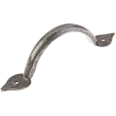 Stylish Pewter Tear Cabinet Handle 130x34mm for Elegant Home Decor - Kitchen Drawer Pull Handle