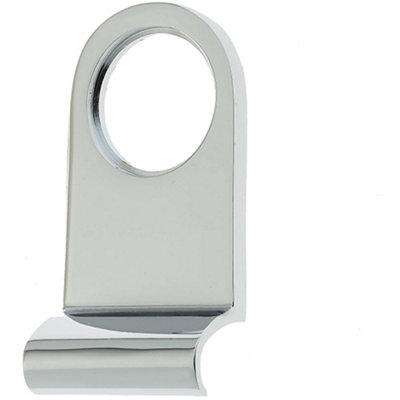 Stylish Plain Cylinder Pulls 86x44mm in Polished Chrome Finish - Door Lock Finger Pull