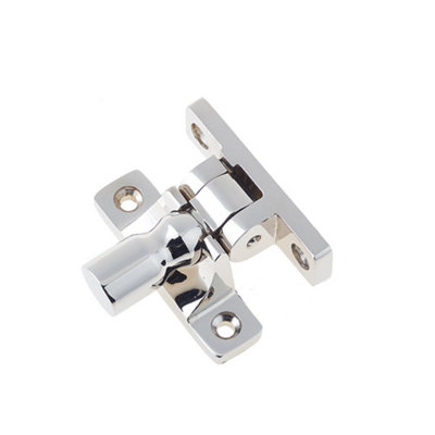 Stylish Polished Nickel Fasteners with Unique Pattern 1 - Window Fastener