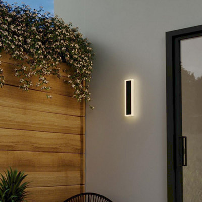 Stylish Rectangular LED Wall Light IP65,Durable Acrylic Aluminium Wall ...