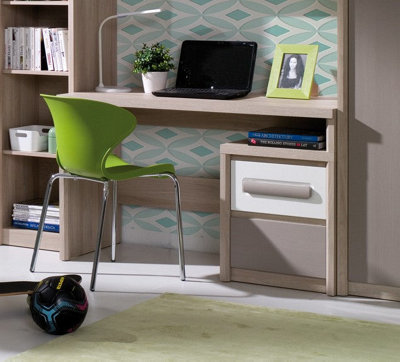 Stylish Roma 10 Computer Desk H770mm W1300mm D580mm with Drawers and ...