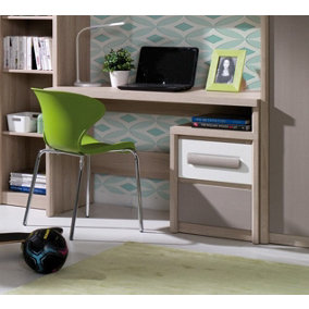 Stylish Roma 10 Computer Desk H770mm W1300mm D580mm with Drawers and Storage