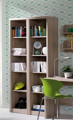 Stylish Roma 11 Bookcase H1900mm W450mm D430mm with Four Shelves