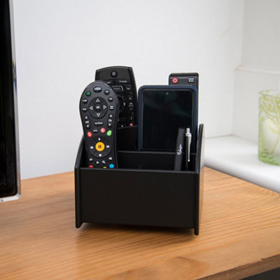 Stylish Tabletop Remote Control Storage Caddy