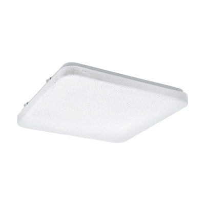 Stylish Wall and Ceiling Light with Crystal Effect Shade - 11.5W LED Bulb
